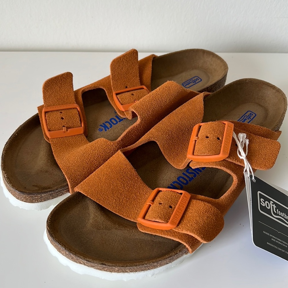 Birkenstock Arizona BS Sandal Narrow Fit Size 8 Women’s Russet Orange Shoes
